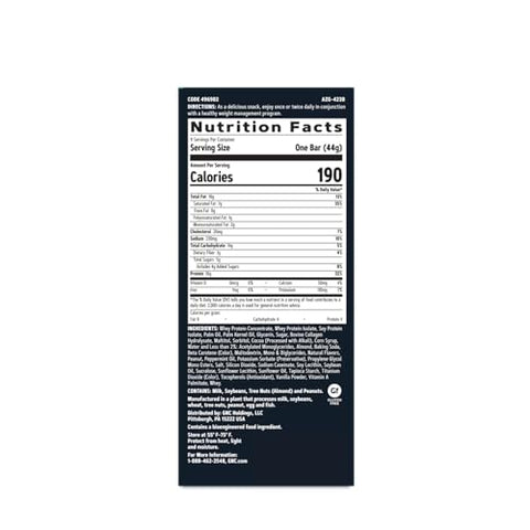 Total Lean Bar Camada Magra – Chocolate Mentolado (9 Barras) | 100% Natural e Delicioso - GNC