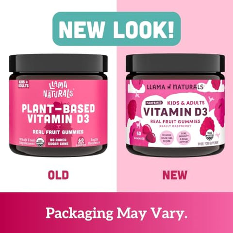 Gomas de Vitamina D3 de Frutas Reais para Crianças  Líder em Vitaminas Infantis - Llama Naturals