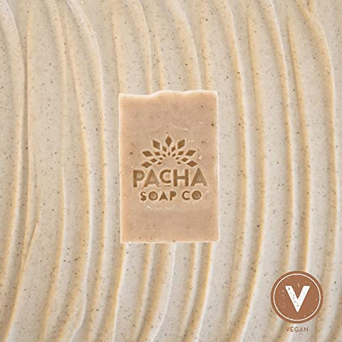 Pacha Soap Co - Sabonete em Barra Pacha Soap Dirty Hippie, 4 Oz (Pack com 5)  Pacha Soap