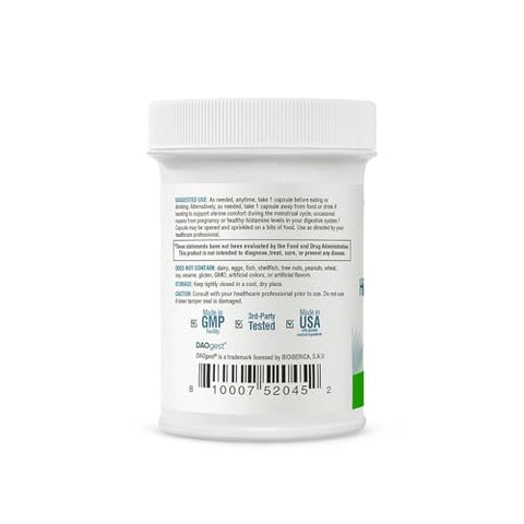 Histamine Digest da Seeking Health – Bloqueador de Histamina, Suplemento Enzimático DAO para Intolerância Alimentar à Histamina, Suporte à Saúde Digestiva, Estômago Sensível, Vegetariano (90 cápsulas)