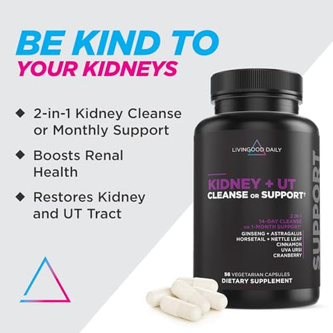 Livingood Daily - Suplemento Diário de Suporte Renal Livingood – Fórmula para Saúde dos Rins