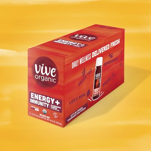Energy Shot – Suporte Imunológico com Ashwagandha e Chá Verde | Marca Vive Organic - Vive Organic