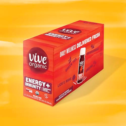 Energy Shot – Suporte Imunológico com Ashwagandha e Chá Verde | Marca Vive Organic - Vive Organic