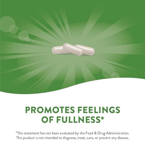 Nature's Way - Glucomannan Premium Herbal da Raiz de Konjac – 1.995 mg por porção, 100 Cápsulas Vegetais | Nature’s Way