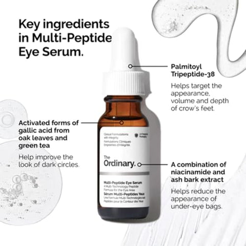 Serum para os Olhos Multi-Peptídeos 15 mL – Embalagem de 1 Unidade - THE ORDINARY