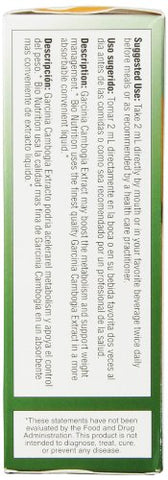Garcinia Cambogia Líquido, 4 fl oz (118 ml) – Potente Suplemento para Perda de Peso e Controle de Apetite - Bio Nutrition