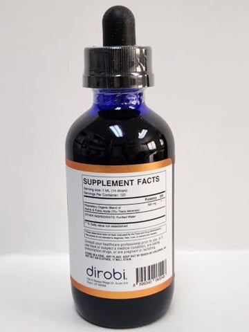 Mimi's Miracle Minerals - Dirobi Mimi’s Miracle Minerals – Ácido Fulvico e Ácido Húmico – Suplemento de Gotas de Mistura Mineral, 70 Minerais Iônicos Traços Líquidos – Derivados de Plantas Orgânicas (Recarga de 240 dias, 8 oz / 240 ml)