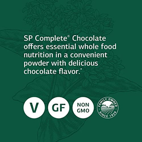Standard Process Inc. - Standard Process SP Complete – Suporte Imunológico, Suporte Hepático, Antioxidante com Proteína de Arroz, Extrato de Semente de Uva e Colina – Vegetariano, Chocolate – 26 Ounce (750g)