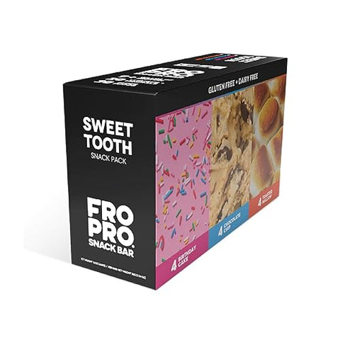 FRO PRO - FROPRO Barras de Proteína Vegetal – Barras de Proteína à Base de Plantas, 100% Natural, Sem Glúten, Sem Laticínios