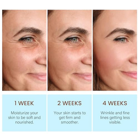 Dcsily - Creme Facial Rapid Face Lift: Anti Rugas, Peptídeo Reafirmante para Pele, Hidratante para Mulheres e Homens – Anti Envelhecimento, Tratamento para Bolsas nos Olhos de Colágeno, 10 Anos Mais Jovem em um