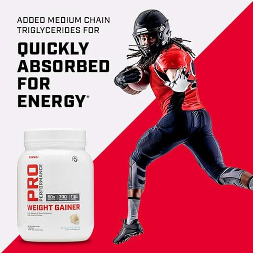 Pro Performance Weight Gainer – Baunilha, 6 Porções, Proteína para Aumentar a Massa Muscular - GNC