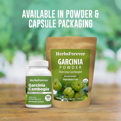 Herbsforever 1932 - Garcinia Cambogia em Pó HerbsForever – Suporte Ativo 100g
