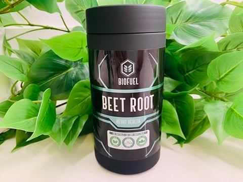Beet Root 1000mg por Porção (120 Cápsulas) para Saúde do Coração e Aumento de Energia – Vegano, Não-OGM, Fabricado nos EUA - BioFuel