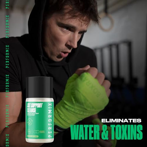 SST Suporte Limpeza Fígado Desintoxicação Não-Estimulante 60 Cápsulas – Com Cardo Mariano e Cúrcuma para Função Hepática Saudável e Regularidade - PERFORMIX