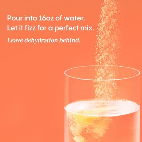 Pó de Eletrólitos Efervescente de Reidratação Rápida com Baixo Teor de Açúcar, 16 oz Serve | Pacotes de Hidratação de Limonada | Hidratação para Calor, Viagem Essencial – Treino - Hydralyte