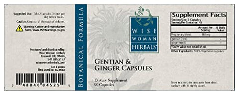 Gentian: Tônico Herbal para Digestão Saudável – 30ml - Wise Woman Herbals