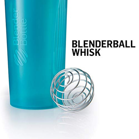 Classic Shaker Bottle 28-Ounce (2 Unidades), Cinza Pedra – Ideal para Shake de Proteína e Pré-Treino – Marca BlenderBottle - BlenderBottle