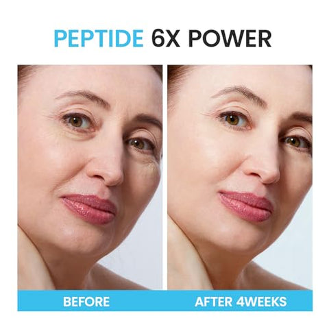 Dcsily - Creme Facial Rapid Face Lift: Anti Rugas, Peptídeo Reafirmante para Pele, Hidratante para Mulheres e Homens – Anti Envelhecimento, Tratamento para Bolsas nos Olhos de Colágeno, 10 Anos Mais Jovem em um