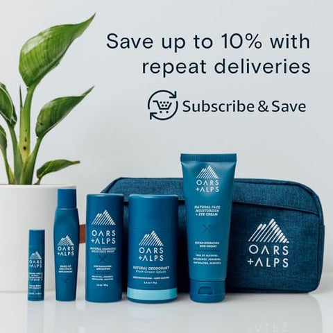Oars + Alps - Protetor Solar Spray Oars Alps FPS 50, Hidratante com Vitamina C e Antioxidantes, Resistente à Água e Suor, Amigo da TSA, 1,87 ml Cada, Kit com 3