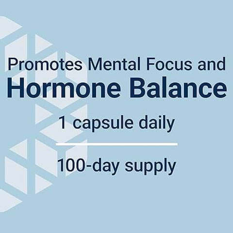Pregnenolone – Suplemento para equilíbrio hormonal, 100 mg – Equilíbrio hormonal, memória, foco, saúde cognitiva – Sem glúten, Não-OGM, 100 cápsulas - Life Extension