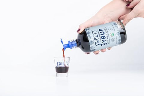 Sweet's Elderberry - Xarope de Sabugueiro com Agave Azul | Suporte Imunológico | Certificado Orgânico USDA | Não-OGM | Vegano | Sem Glúten | Marca: Elderberry Syrup