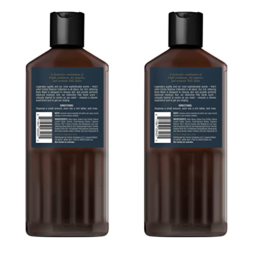 Palo Santo Body Wash 16 Fl Oz (2-Pack) – Cardamom, Papyrus e Palo Santo Aromático – Reserve Collection – 480 ml (2×240 ml) - Cremo