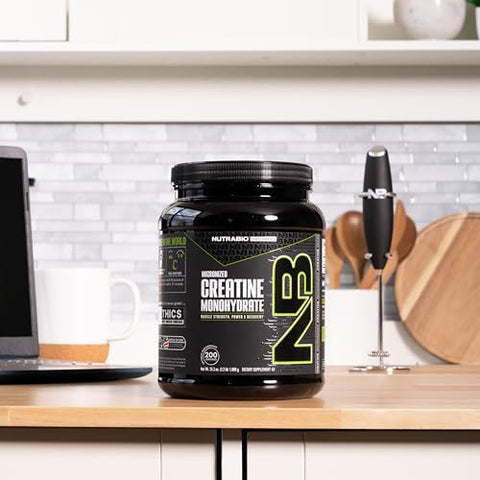 Creatina Monohidratada em Pó Pura (1000 g) – Suporte para Energia, Recuperação e Força Muscular – Testada por HPLC – Pó de Creatina de Grau Puro - NutraBio