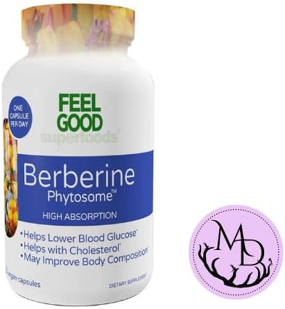 Generic - Feel Good Superfoods Berberine Phytosome – 120 Cápsulas Veganas Dri Store Sticker