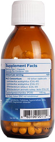 HLC Cápsulas de Alta Potência | Probióticos para Promover a Saúde Gastrointestinal em Adultos e Crianças | 120 Cápsulas - Pharmax