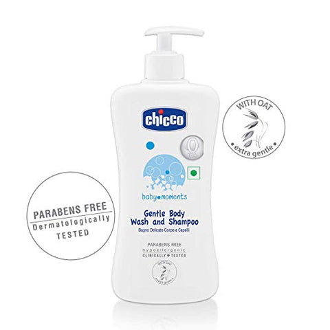 Baby Moments – Shampoo e Sabonete Líquido Suave (500ml) - Chicco