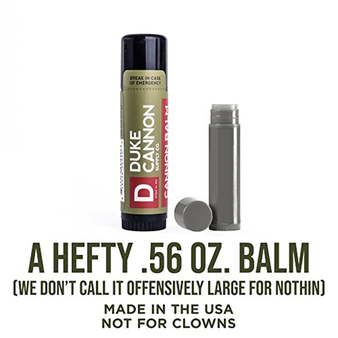 Protetor Labial Tático Cannon Balm 140 para Homens (Laranja Sanguínea Mentolada) Multi-Pack – Desempenho Superior, Resistente, FPS 30, Bálsamo Grande para Trabalhadores Incansáveis - Duke Cannon Supply Co.