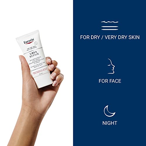 Creme Facial Eucerin Replenishing Skin Relief (com 5% de Ureia) 50ml – Cuidados Dermatológicos, Sem Fragrância