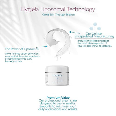 Hygieia + - Creme de Colágeno Encapsulado Hygieia – Creme Lipossomal para Rosto e Pescoço (50g)