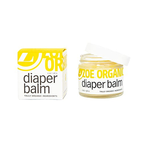 Pomada para Fraldas, Protege a Pele Sensível do Bebê da Umidade e Bactérias, Alivia e Trata Assaduras, Ajuda a Prevenir Irritações, Transparente (60g) - Zoe Organics