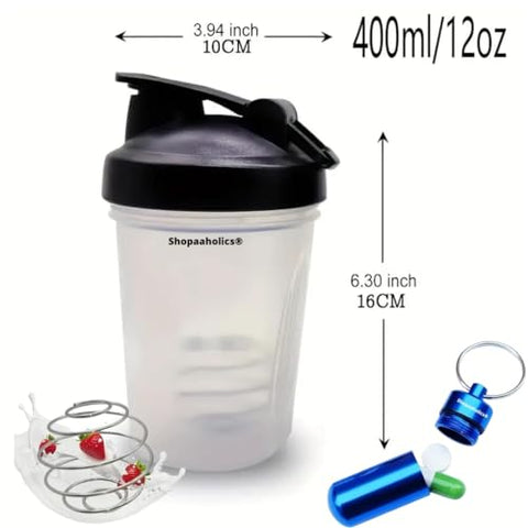 SHOPAAHOLICS - Conjunto Fitness Shopaaholics, Pack Variado de Barras de Proteína Pura Sem Glúten de Chocolate 23 un, Garrafa Shaker com Bola de Mistura, Caixa de Pílulas de Alumínio