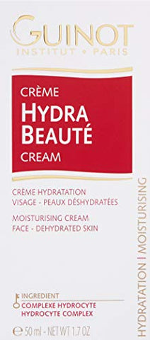 Guinot Creme Hydra Beaute – Creme Facial, 50ml, 1.7oz – Hidratação Profunda