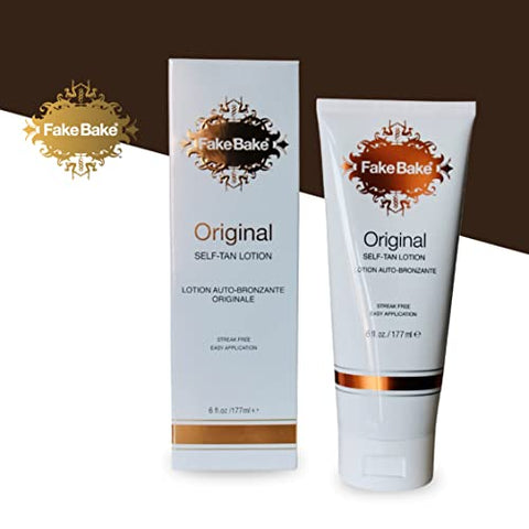 Original Loção Autobronzeadora Duradoura para um Bronzeado Natural em Todos os Tons de Pele Femininos – 200ml - Fake Bake