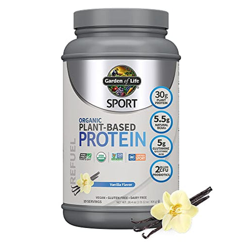 Super Greens em Pó para Smoothie com 60 Porções e Proteína Vegana Orgânica para Esportes com 19 Porções - Garden of Life