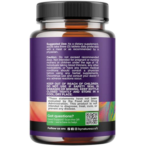 Natures Craft - Magnésio Glicinato 500mg com Raiz de Ashwagandha – Suplemento Calmante de Magnésio para Mulheres e Homens – Vegano 500mg Quelato de Magnésio Amortecido por Porção para Humor, Sono e