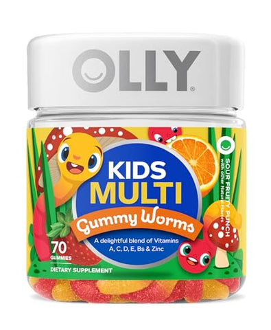 Kids Chillax – Gomas de Magnésio com L-Teanina, Melissa e Sabor de Sorvete – 50 Unidades - OLLY
