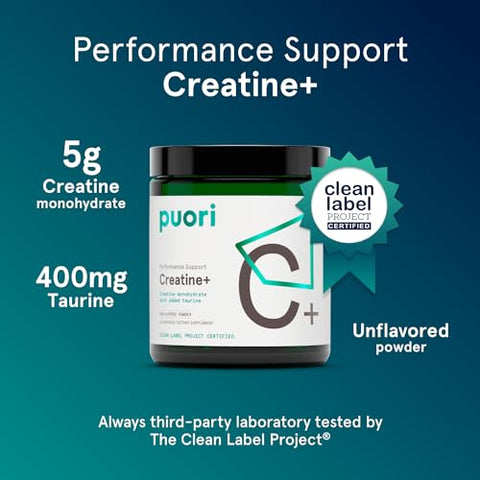 Creatine Performance Support – Potencialize seu desempenho com creatina de qualidade - Puori