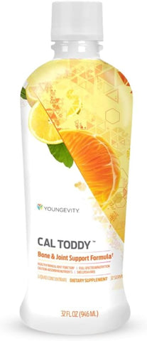 Cal Toddy™ – Cálcio (Citrato, Fosfato) Magnésio 1.200mg/600mg – com Vitaminas D-3, Zinco, Cobre, Potássio, Boro e 70 Cofatores Minerais Traços – Suporta a Saúde Óssea - Youngevity