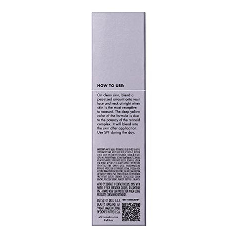 SKIN Serum Retinol Noturno Avançado, Redutor de Linhas Finas, 30ml - e.l.f.