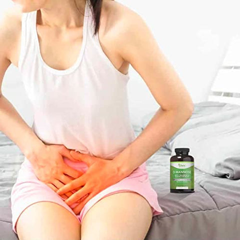 600mg D-Mannose Cápsulas Veganas com Cranberry – Saúde Urinária - Pure By Nature
