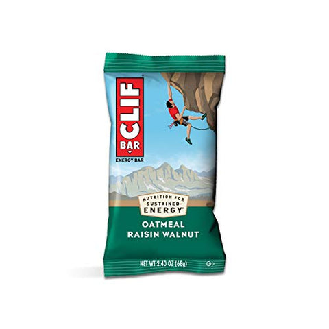 Energy Bar Aveia Passas Nozes – 12 barras de 68g (816g) – Energia e Sabor em uma Barra - Clif Bar