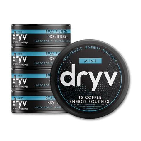 Fully Loaded Chew - Fully Loaded Cew Dryv – 5 Pacotes de Pouches de Menta – Energia – Marca em Destaque