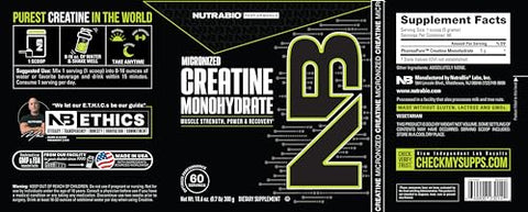 Creatine Monohydrate – Energia, Recuperação e Força Muscular – 300g - NutraBio