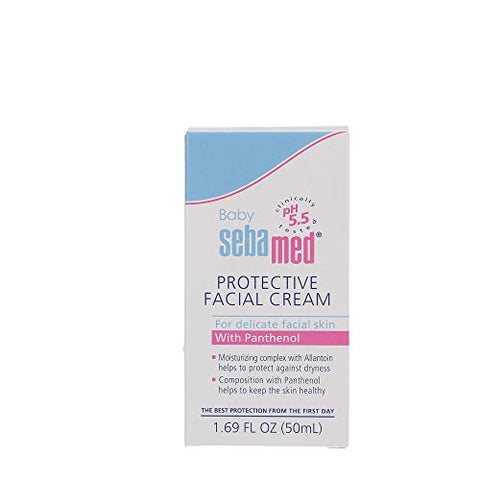 Creme Facial Protetor SEBAMED Baby Ultra Suave Hidratante para Pele Delicada (50mL)