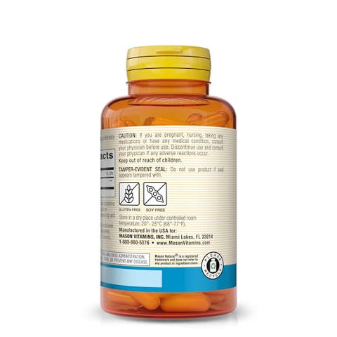 NAC N-Acetyl L-Cysteine 500 mg – Saúde Celular, Reforço do Sistema Imunológico, Bem-Estar Geral, 60 Cápsulas (Pacote com 3) - MASON NATURAL