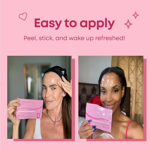 Risqué - Patches Reutilizáveis para Rugas na Testa | Tratamento para Rugas na Testa | Patches para Rugas | Suavizadores de Rugas Reutilizáveis Não Invasivos | Funciona muito bem com um Kit de Patches para Rugas nos Olhos